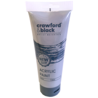 Crawford & Black Silver Acrylic Paint: 200ml
