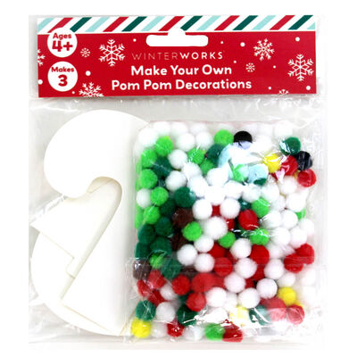 Make Your Own Christmas Pom Pom Decorations image number 1