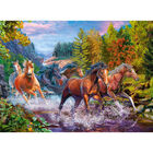 Horses in the Forest 500 Piece Jigsaw Puzzle image number 2