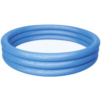 Bestway Inflatable Three Ring 1.52m Paddling Pool: Assorted
