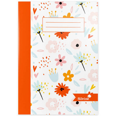 A4 Hearts & Flowers Marlene West Exercise Book: Assorted image number 1