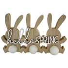 Wooden Easter Bunny Decorative Sign image number 1