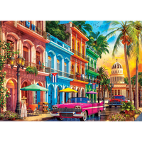 Havana Sunset 500 Piece Jigsaw Puzzle