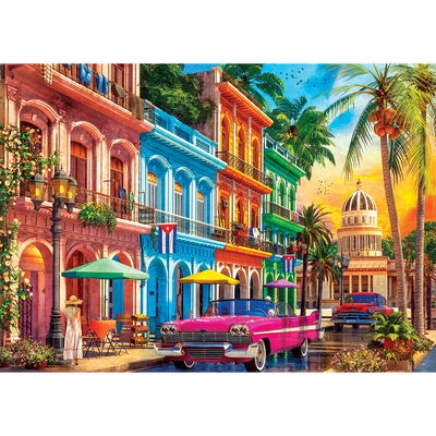 Havana Sunset 500 Piece Jigsaw Puzzle image number 2