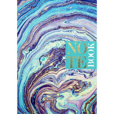 A5 Flexi Blue Marble Lined Notebook image number 1