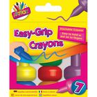Easy-Grip Crayons Pack of 7 image number 1