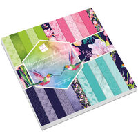 Hummingbirds and their Beautiful Colours Design Pad: 12” x 12”