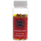 Mini Confetti Jar: Gold image number 1