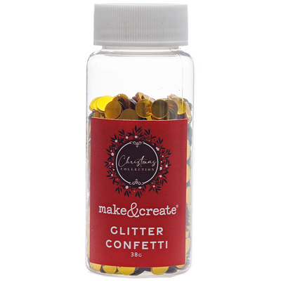 Mini Confetti Jar: Gold image number 1