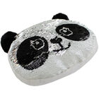 Reversible Sequin Panda Cushion image number 2