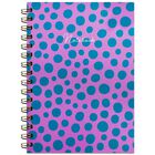 A5 Pink & Aqua Spotty Notebook image number 1