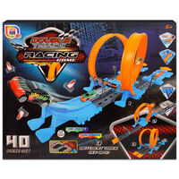 Double Looping Racing Game Track Set
