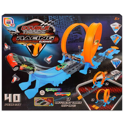 Double Looping Racing Game Track Set image number 1
