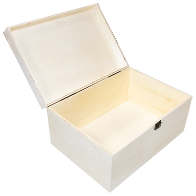 Large Wooden Box: 35 x 25 x 17cm image number 3