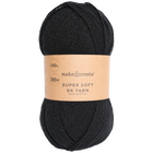 DK Acrylic Yarn: Black 100g image number 1