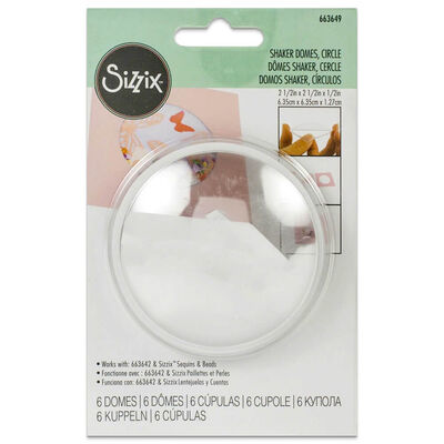 Sizzix Shaker Domes: Pack of 6 image number 1