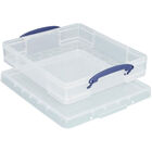 Really Useful 7 Litre Clear Plastic Storage Box image number 1