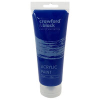 Crawford & Black Acrylic Blue Paint: 200ml