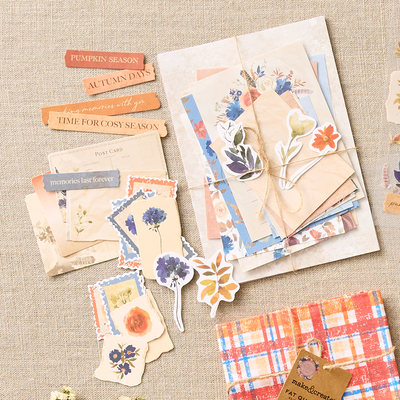 Autumn Bloom Scrapbook Paper Bundle Kit image number 3