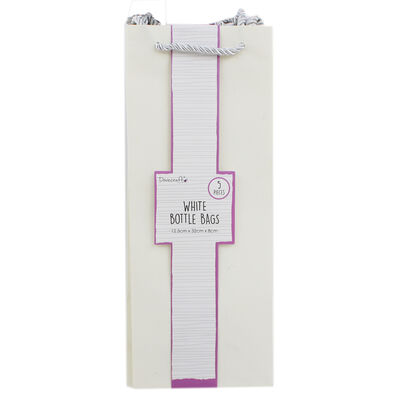 Dovecraft Essentials White Bottle Bags - 5 Pack image number 1