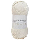 Cygnet Cotton DK: Vanilla Cream Yarn 100g image number 1
