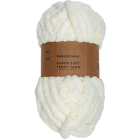 Super Soft Teddy Yarn: Vanilla 200g