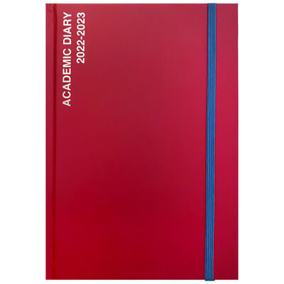 A5 Pink 2022-2023 Week to View Academic Diary image number 1