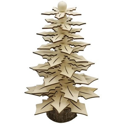 Make Your Own Wooden Christmas Tree Decoration image number 1