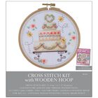 Cross Stitch Kit With Wooden Hoop: Wedding Delight image number 1