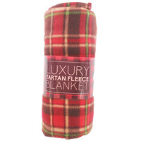 Luxury Tartan Fleece Blanket