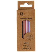 Assorted Mini Glue Sticks: Pack of 12
