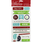Christmas Sentiments Thick Christmas Stickers image number 1