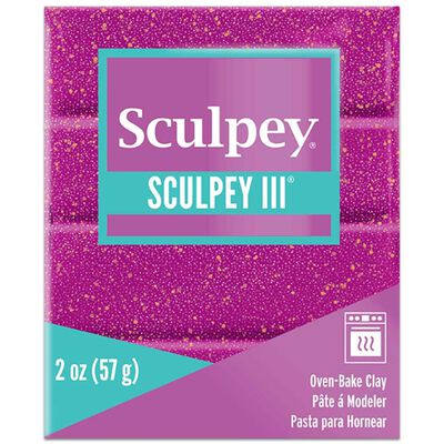 Sculpey Polymer Oven Bake Clay: Violet Glitter image number 1
