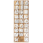 White Wooden Letters: Pack of 162 image number 1