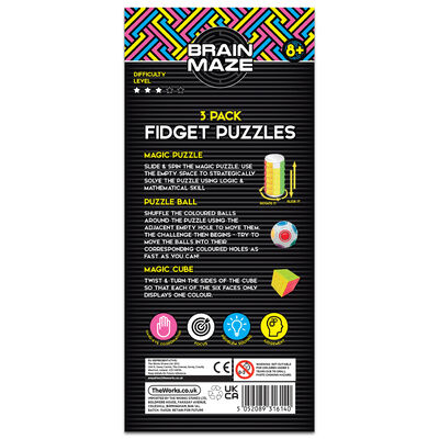 Brain Maze Fidget Puzzles: Pack of 3 image number 3
