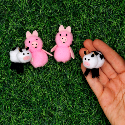 Farm Animal Easter Embellishments: Pack of 4 image number 3