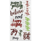 Christmas Words Thick Christmas Stickers image number 2