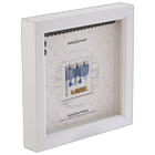 White Deep Box Frame: 16 x 16cm image number 2