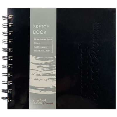 Crawford & Black Premium 6 x 6 Inches Sketch Book image number 1