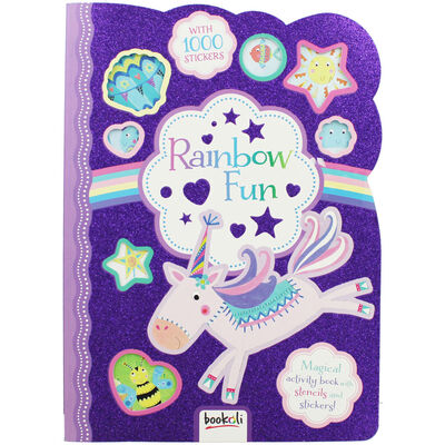 Rainbow Fun Sticker Activity Book By Bookoli | The Works