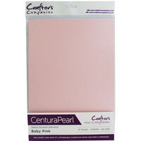 Centura Pearl A4 Baby Pink Card - 10 Sheet Pack