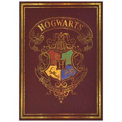 Harry Potter Red Colourful Crest Notebook image number 1