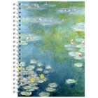A4 Wiro Monet Waterlilies Notebook image number 1