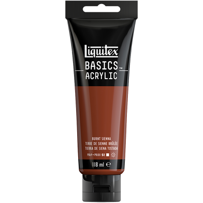 Liquitex Basics Acrylic Burnt Sienna: 118ml image number 1