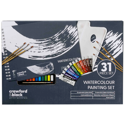 Crawford & Black Watercolour Painting Set image number 1