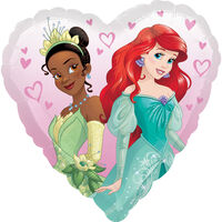 18 Inch Disney Princess Heart Helium Balloon