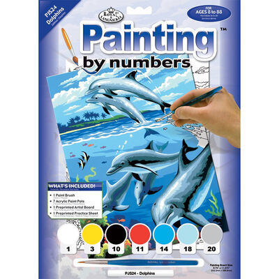 Painting By Numbers Junior: Dolphins image number 1