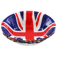Union Jack Paper Bowls - Pack of 8