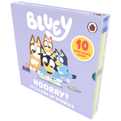 Bluey: Hooray! It&rsquo;s a Box of Stories: 10 Book Bundle image number 1