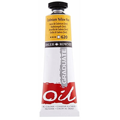 Daler Rowney Graduate Oil Paint Cadmium Yellow 38ml image number 1